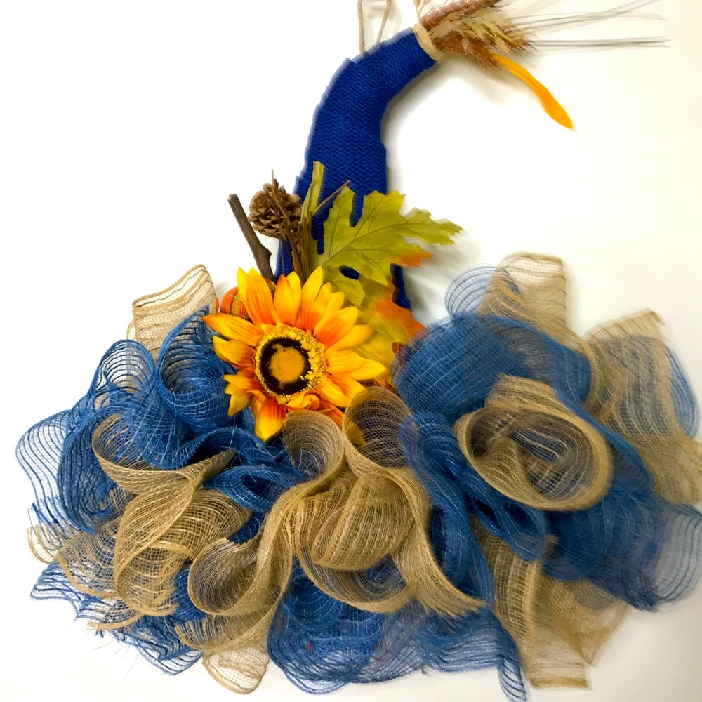 Fall Scarecrow Hat Door Hanger